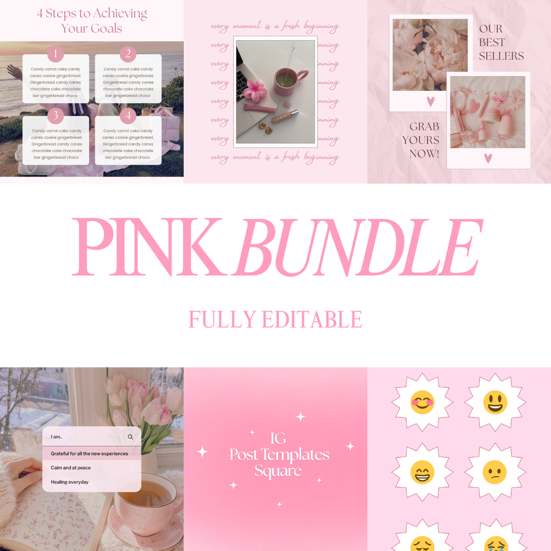 Canva Templates For Posts, Carousels & Stories