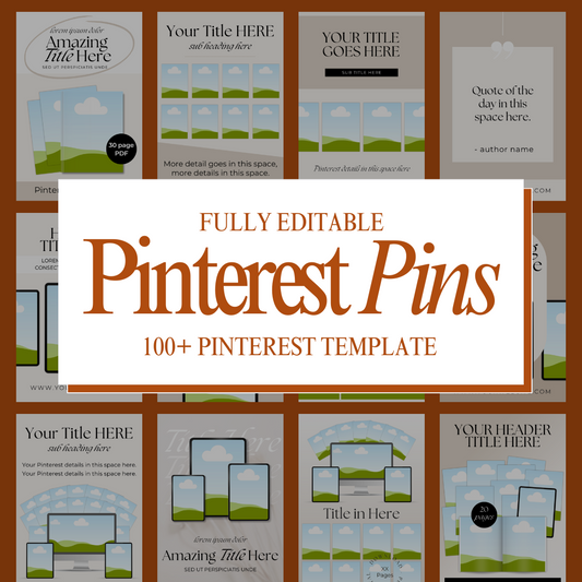 Pinterest Pin Templates